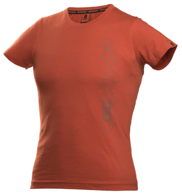 Xplorer T-shirt met korte mouwen dames x-cut ketting